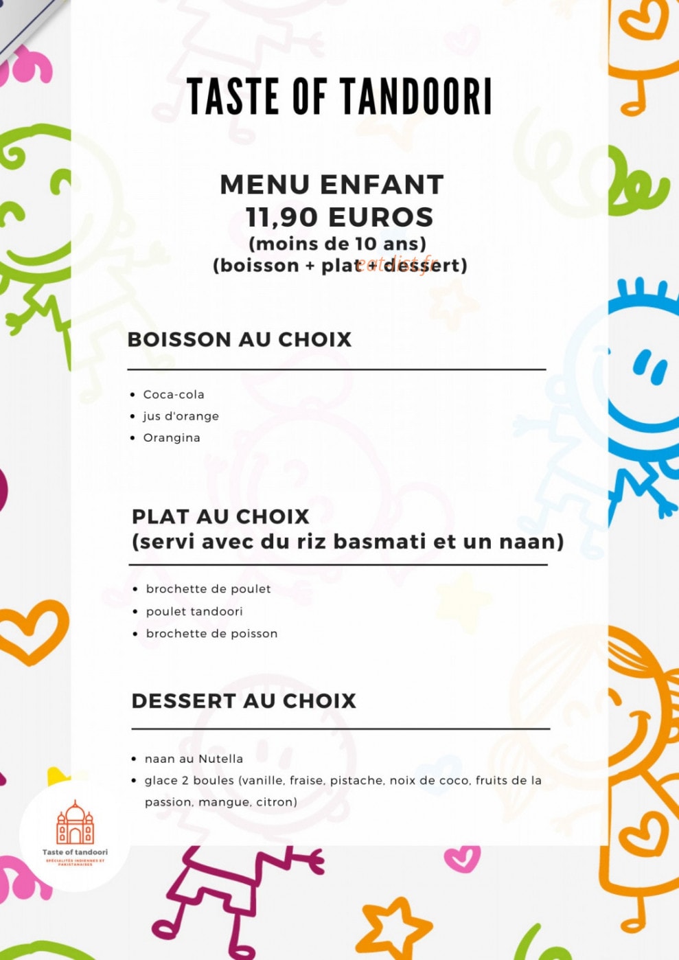Taste of Tandoori — carte page 6