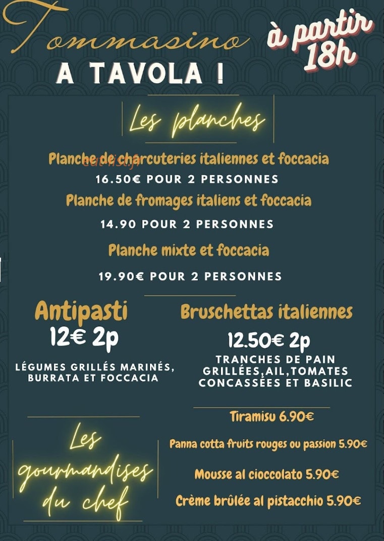 Tommasino — carte page 1