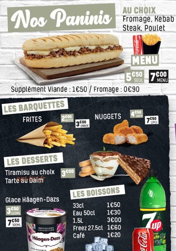 Yes Eat — carte page 6