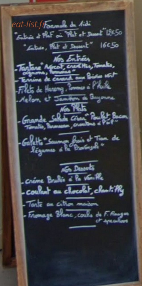 Le 6ème Sens — carte page 1