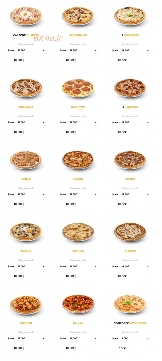 Pizza Gusto — carte page 4