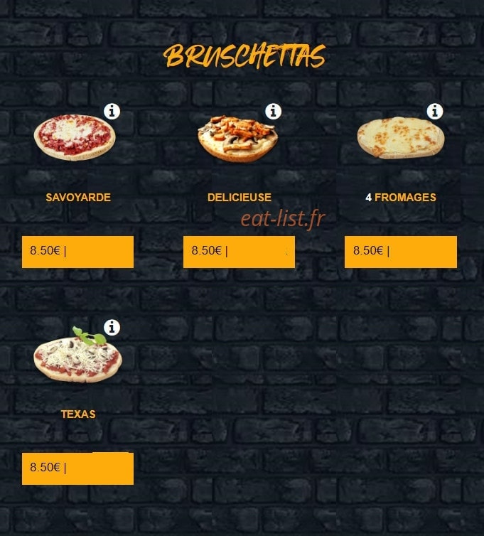 Pizza Gusto — carte page 8