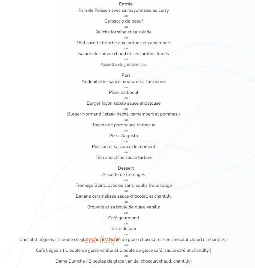 Casino Tranchant — carte page 2