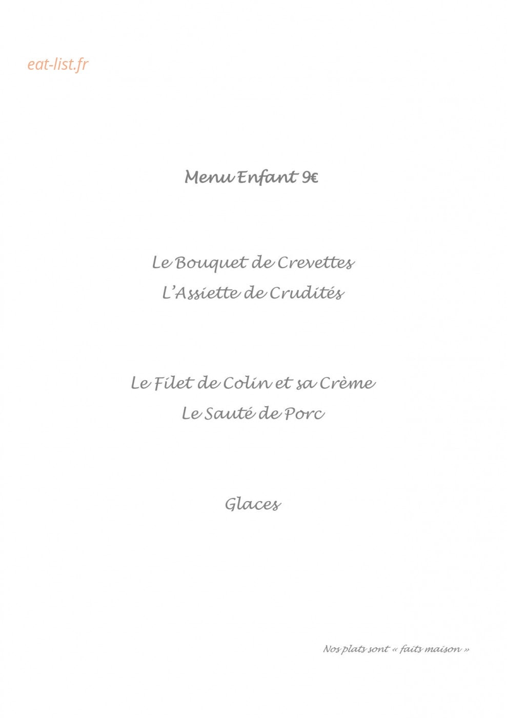 La Sirène — carte page 7