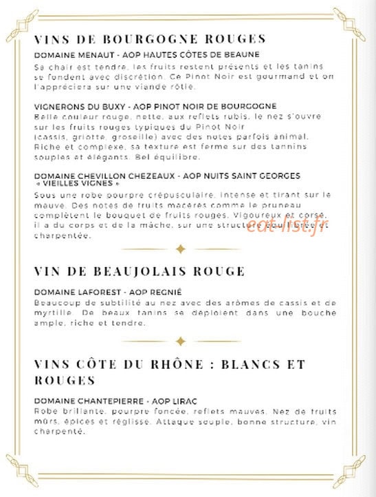 Chez Ch'Rystophe — carte page 10
