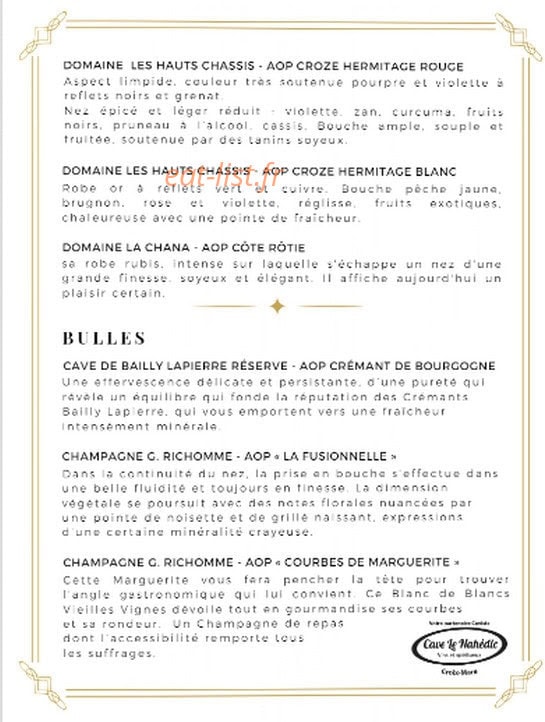 Chez Ch'Rystophe — carte page 11