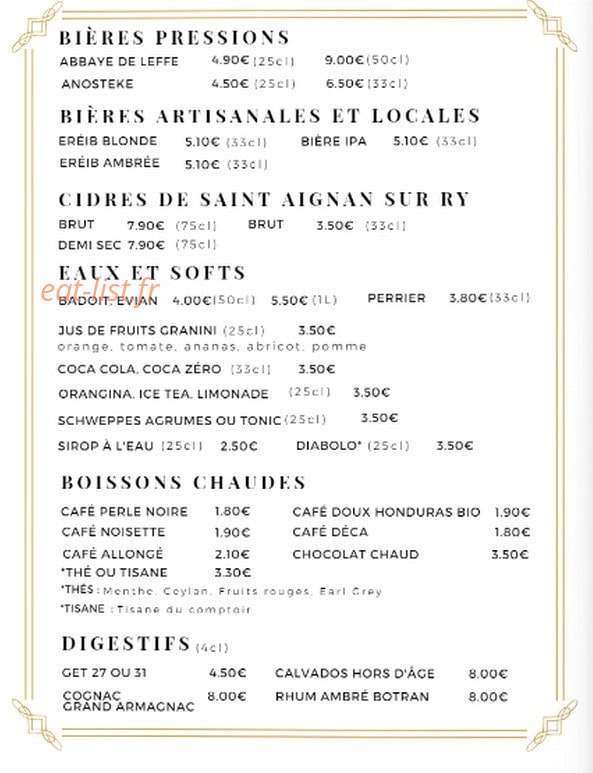 Chez Ch'Rystophe — carte page 4