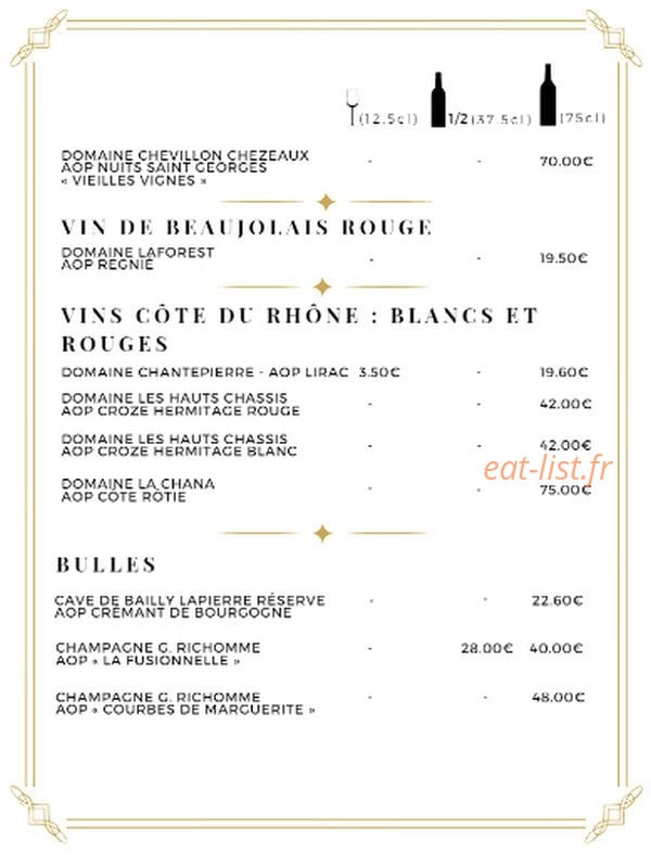Chez Ch'Rystophe — carte page 14