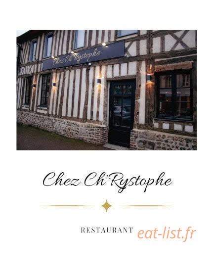 Chez Ch'Rystophe — carte page 1