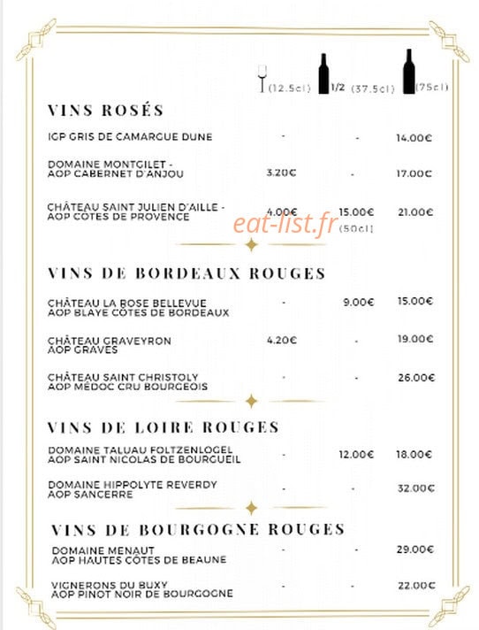 Chez Ch'Rystophe — carte page 13