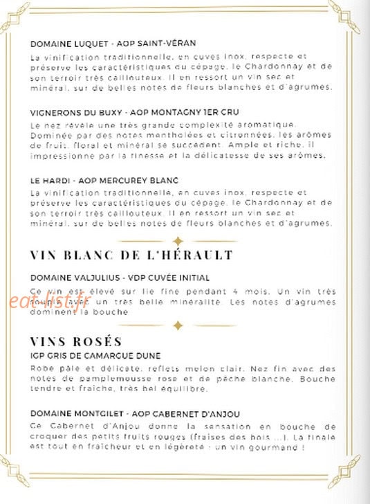 Chez Ch'Rystophe — carte page 8