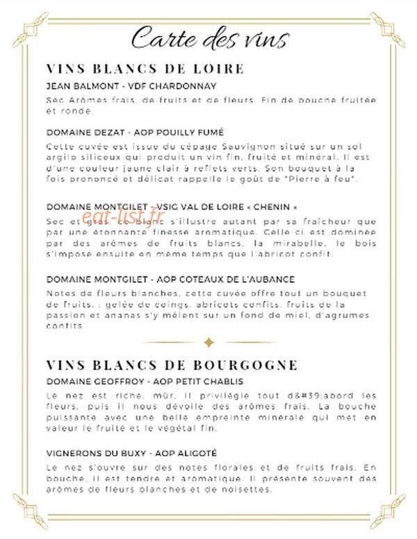 Chez Ch'Rystophe — carte page 7