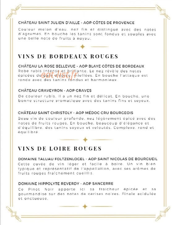 Chez Ch'Rystophe — carte page 9