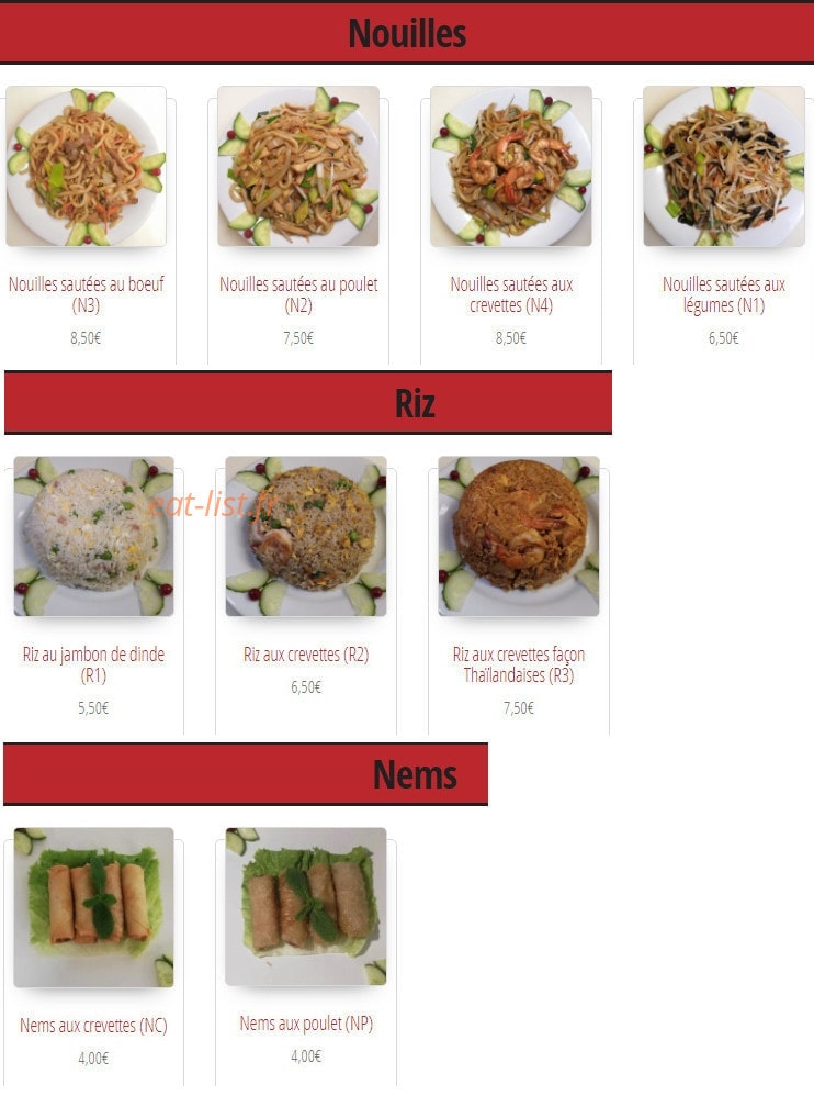 Izakaya — carte page 1