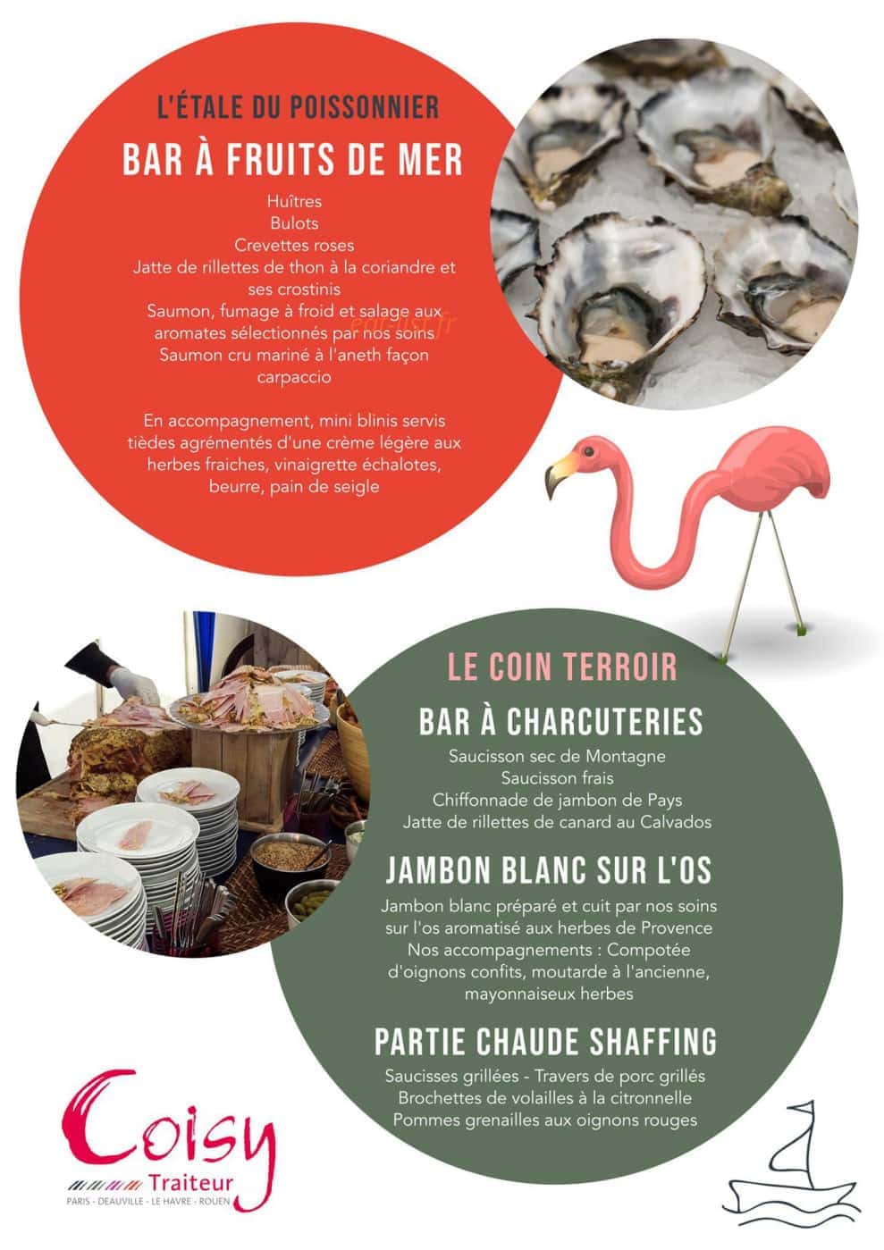 Coisy Traiteur — carte page 2