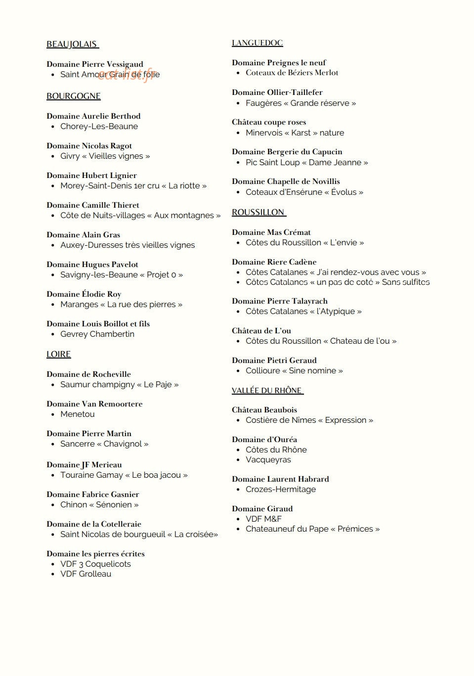 La Grange — carte page 7