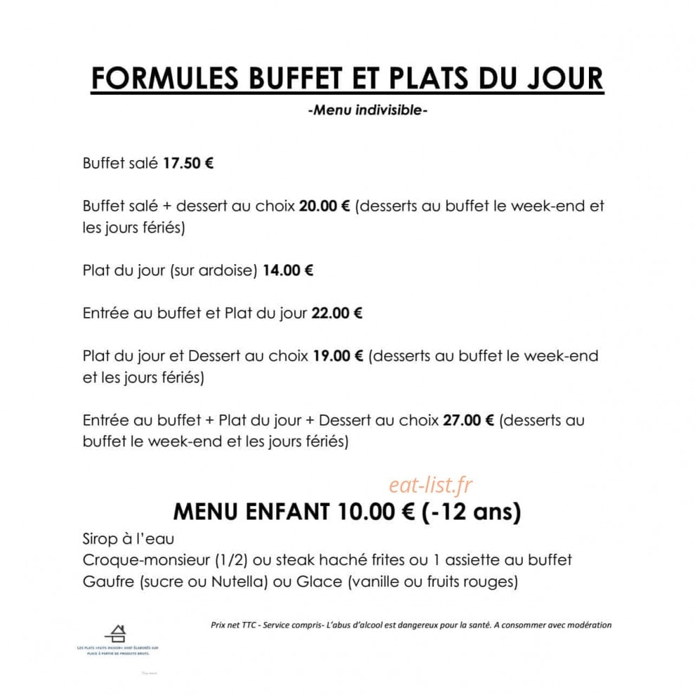 La Table d'Erisay — carte page 6