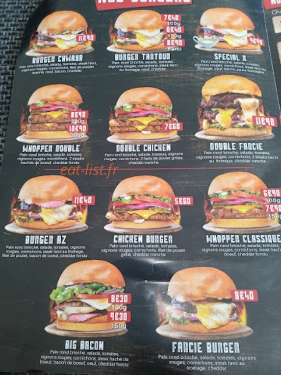 Burger Ch'waya — carte page 2