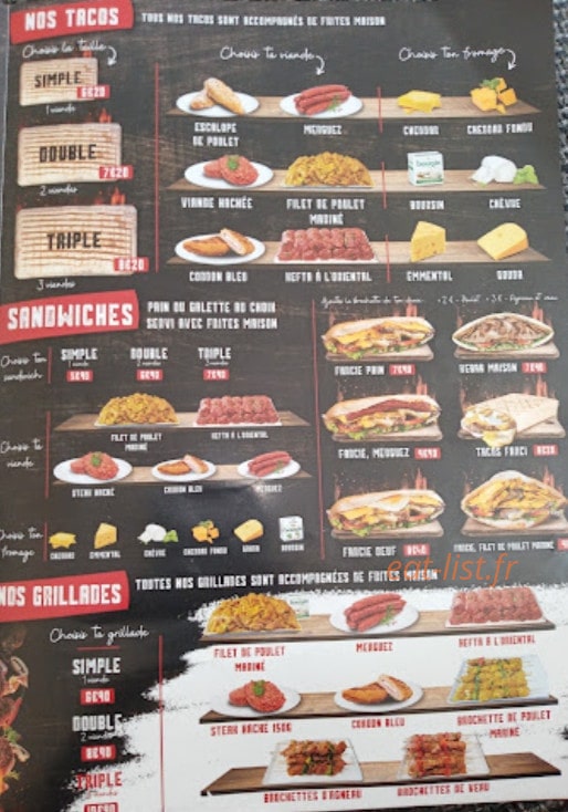 Burger Ch'waya — carte page 3