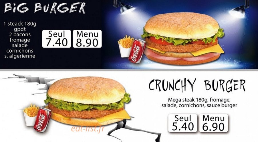 Crunchy Food — carte page 9