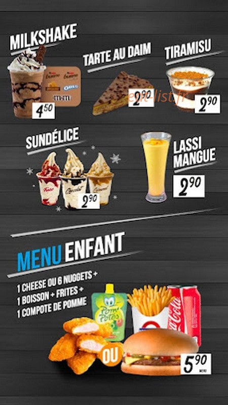Food station — carte page 5