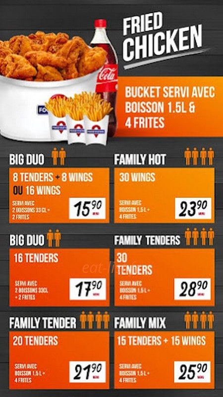 Food station — carte page 6