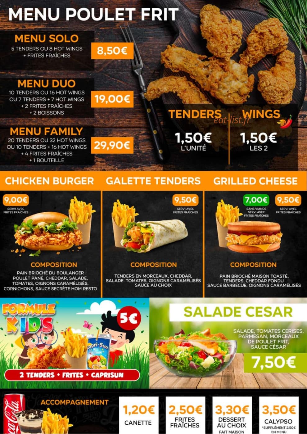 Hom'Resto — carte page 2