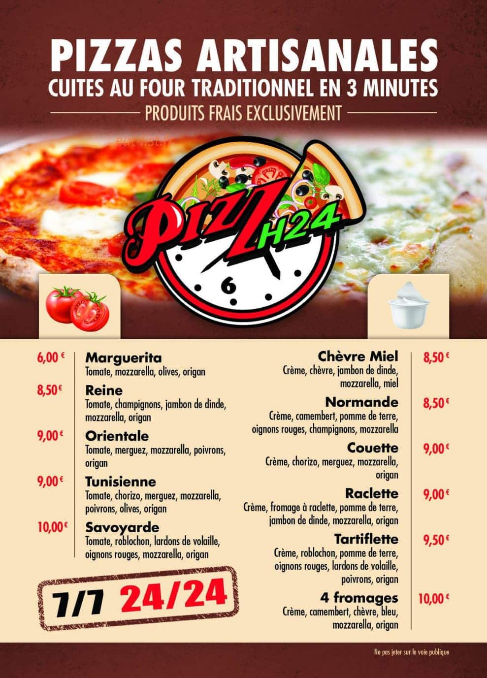 Pizz H'24 — carte page 2