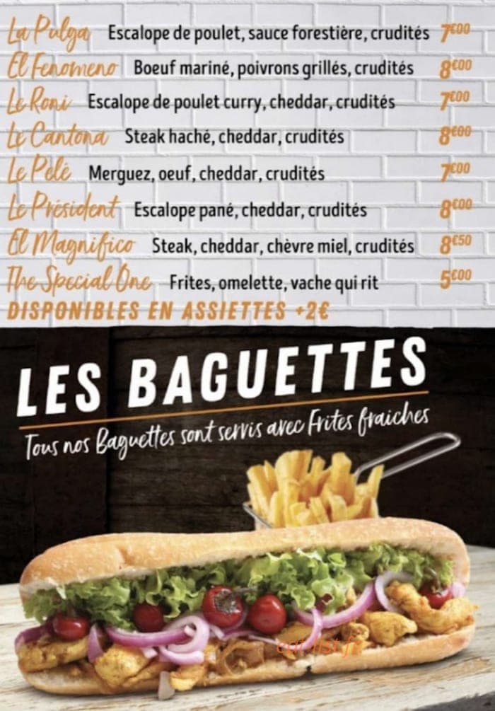 Food Korner — carte page 2