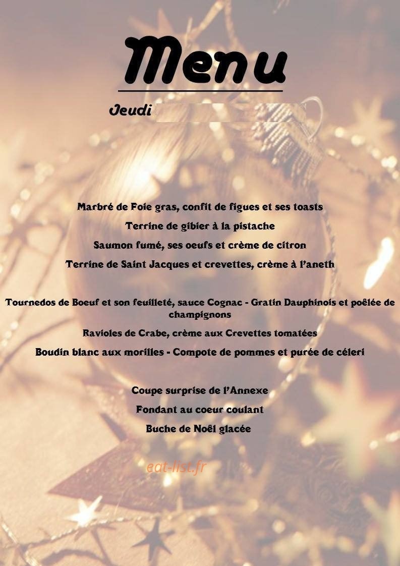 L'Annexe — carte page 1
