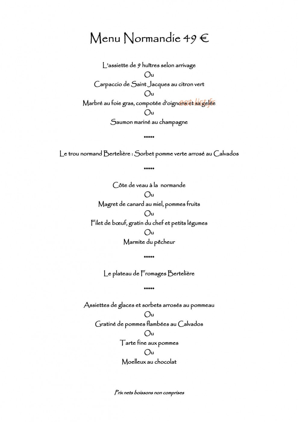 La Berteliere — carte page 3