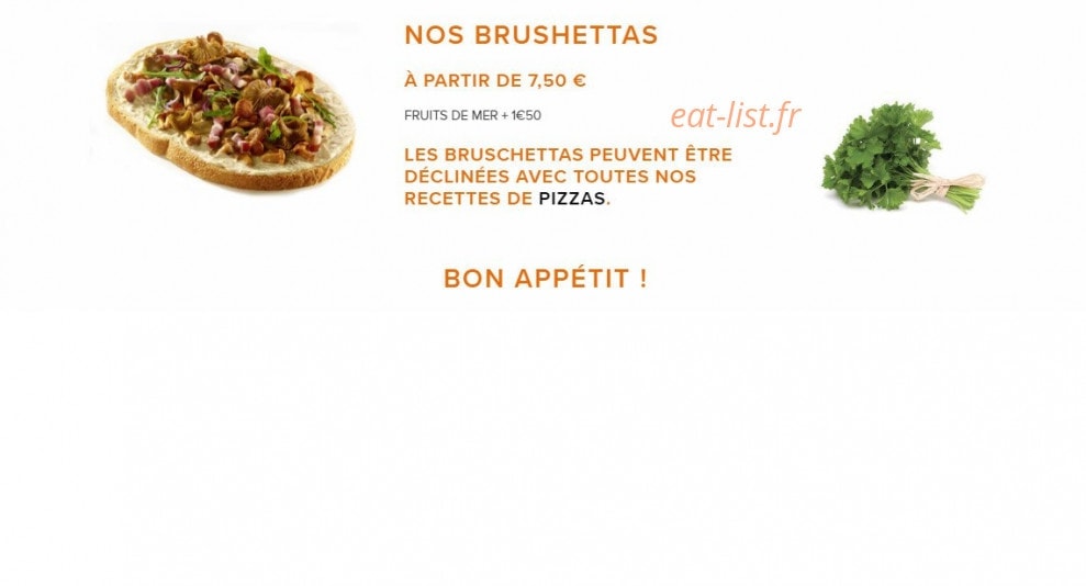 Pili Pizza — carte page 6
