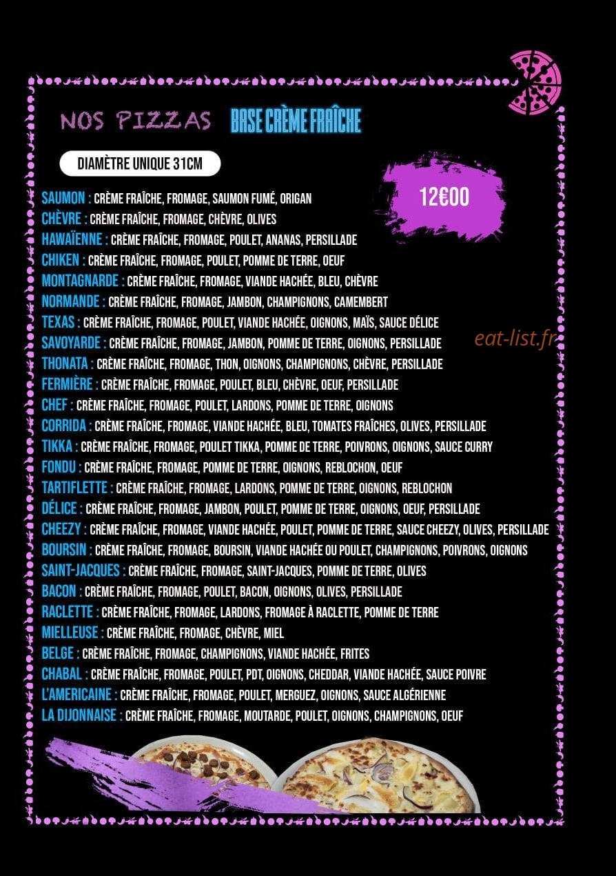 Pizza Délice — carte page 3