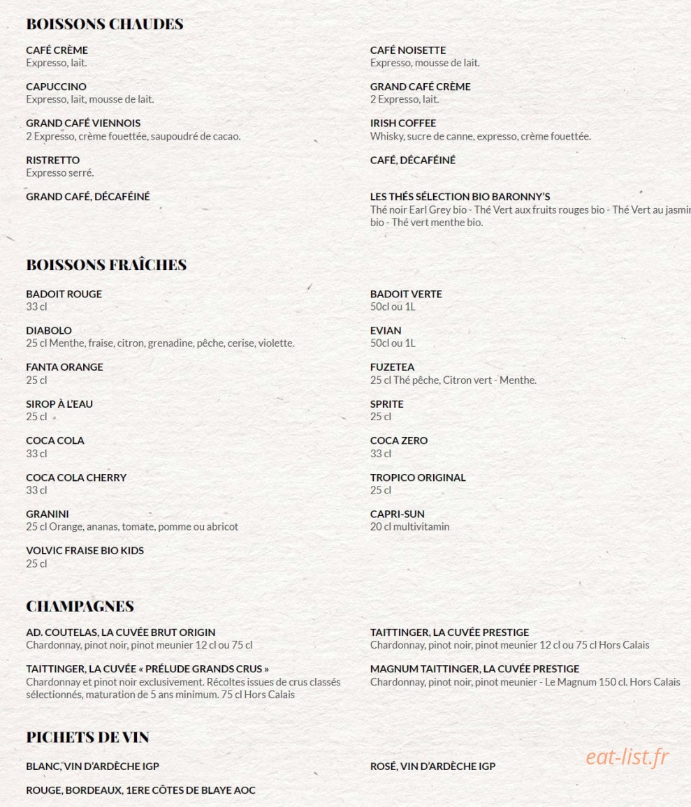 Le Comptoir du Malt — carte page 12
