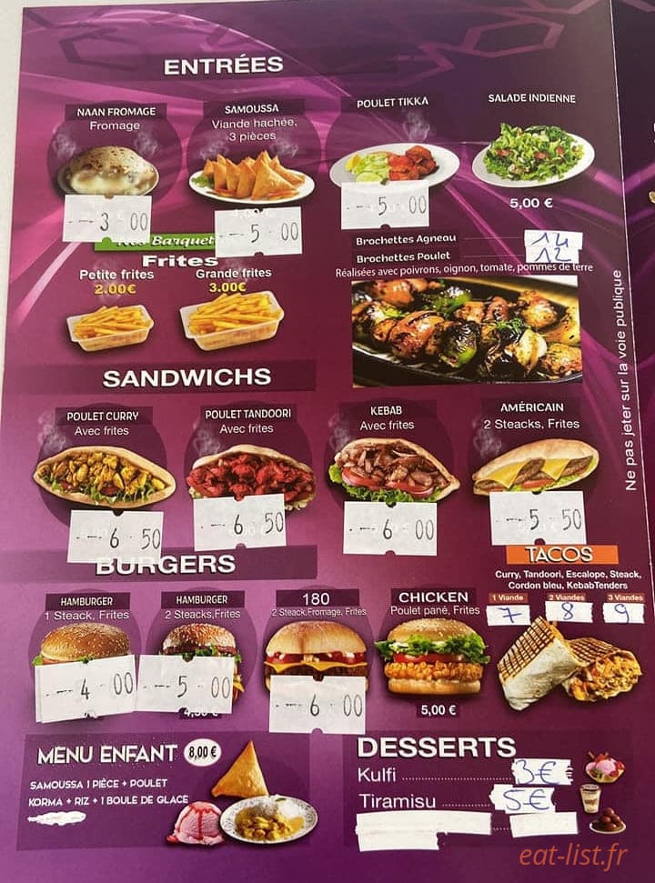Au Feu De Bois — carte page 1