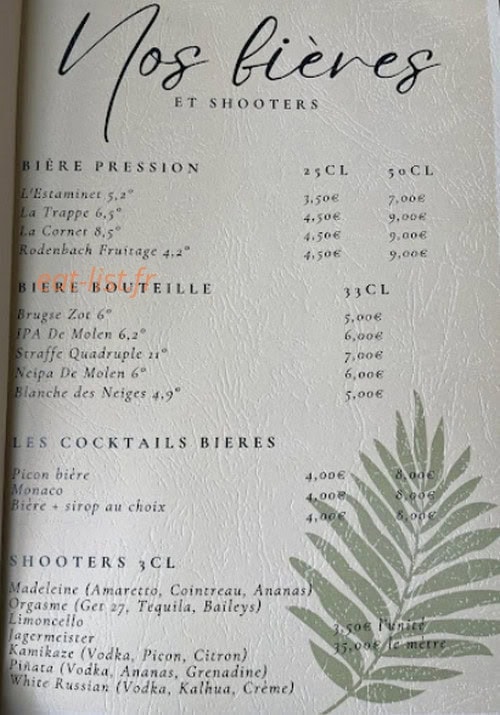 Aux goûts du monde — carte page 2