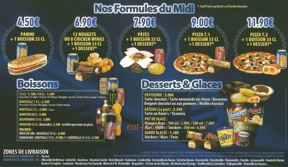 Europizz — carte page 1