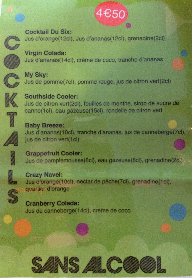 Le Six — carte page 3
