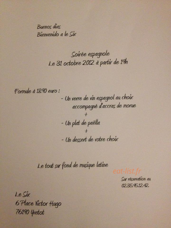 Le Six — carte page 5