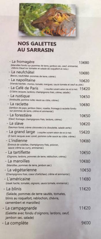 café de paris — carte page 3