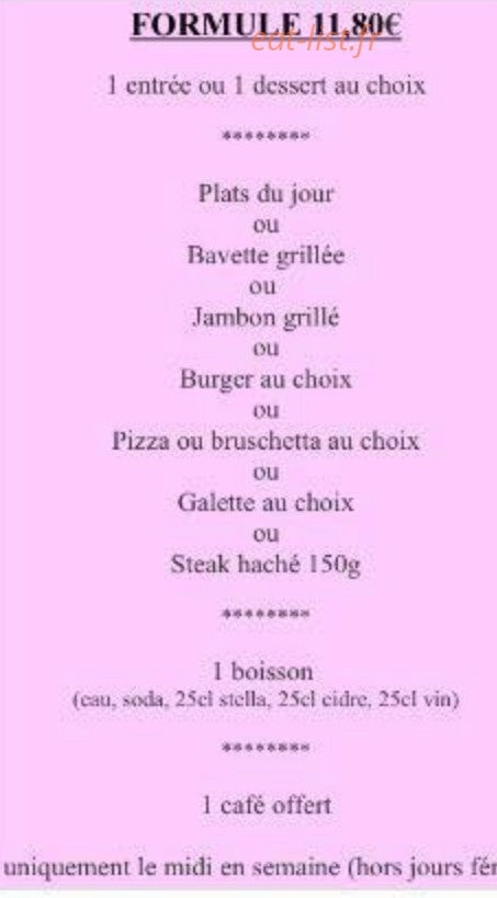 Harry's cafet — carte page 5