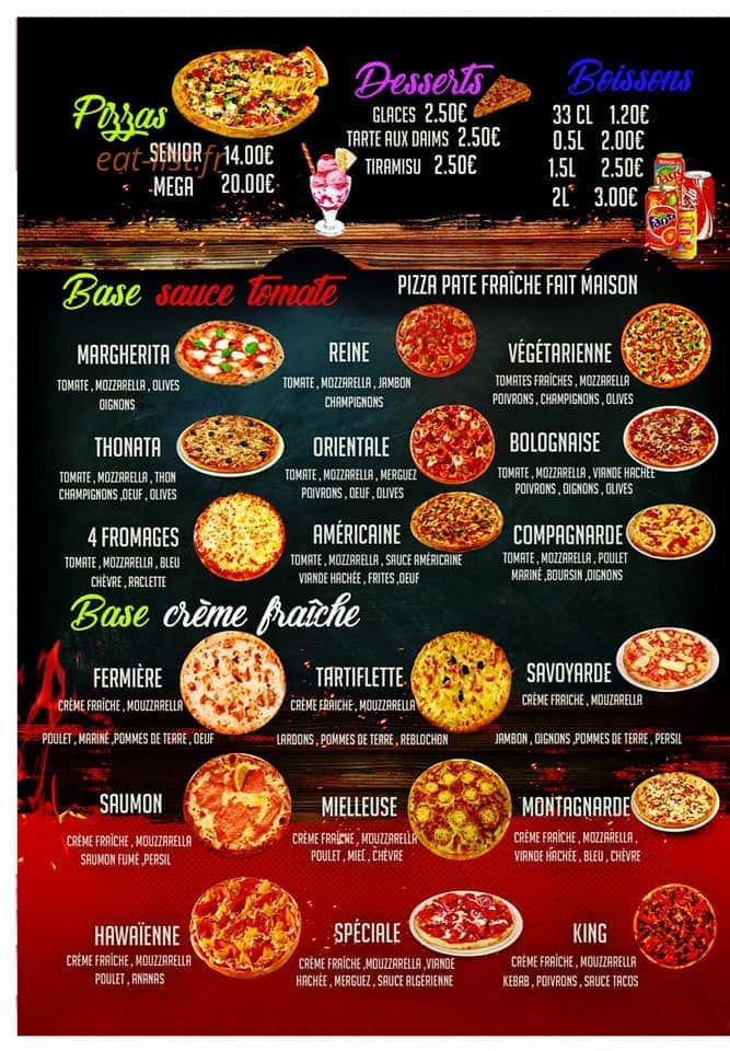 King Food — carte page 4