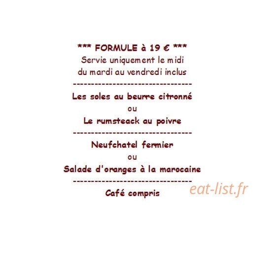 Le bistrot du Pollet — carte page 3