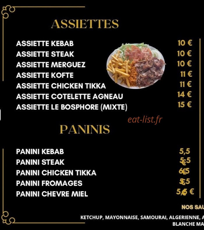 Le Bosphore — carte page 1