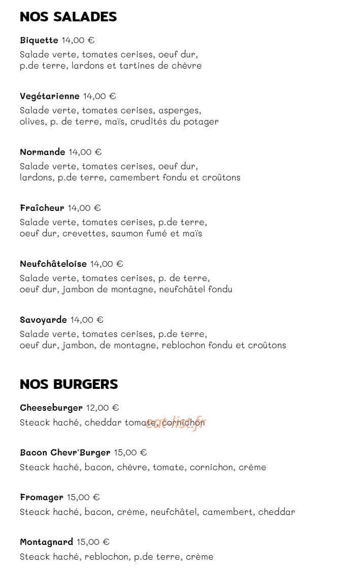 Le Café Suisse — carte page 4