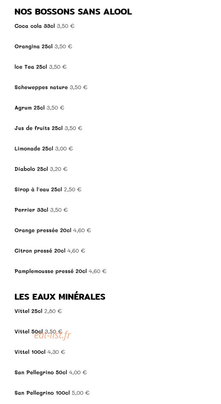 Le Café Suisse — carte page 10