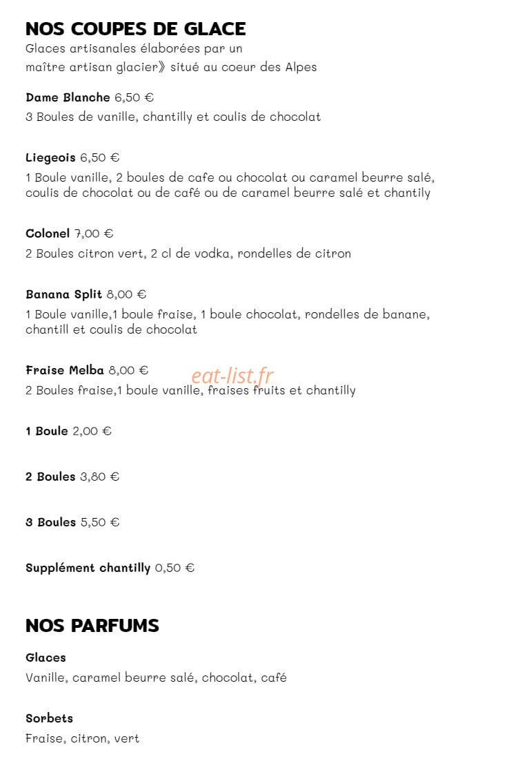 Le Café Suisse — carte page 7