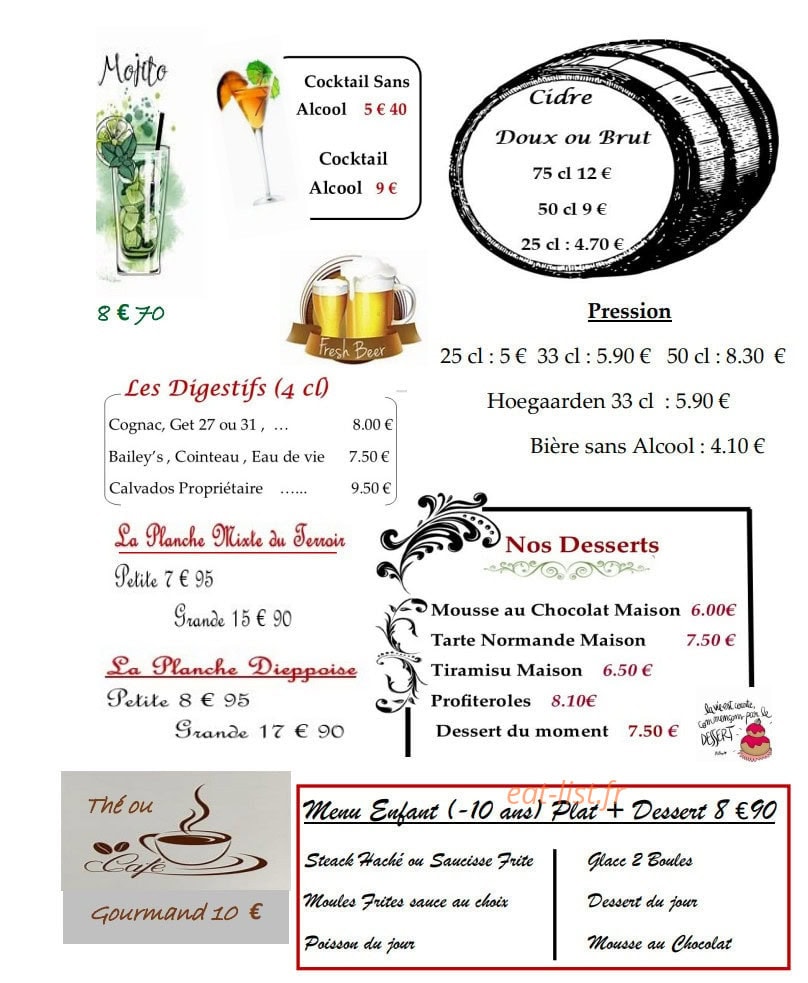 Le Galion — carte page 9