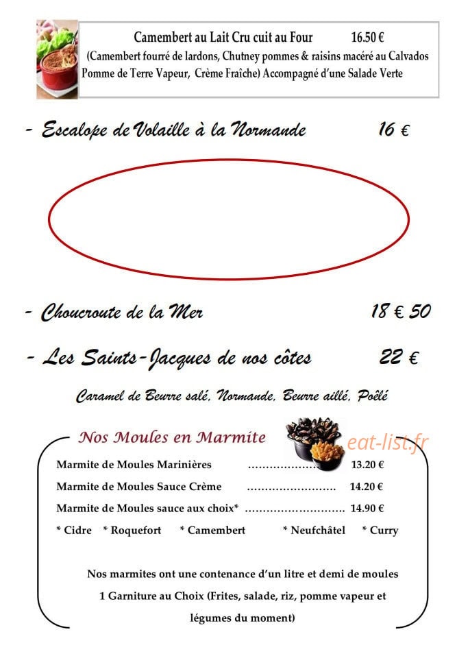 Le Galion — carte page 3