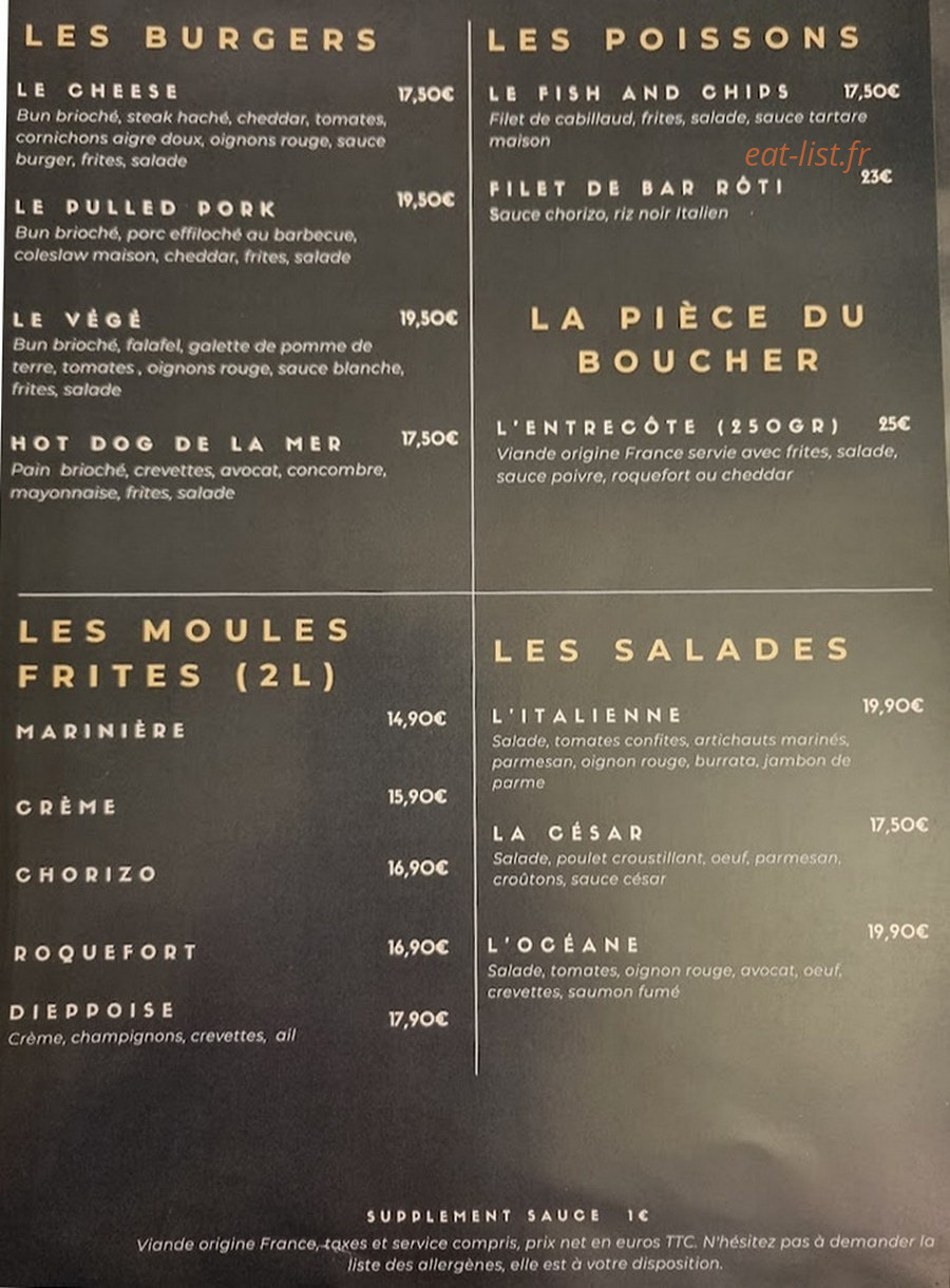 Le Garden — carte page 2